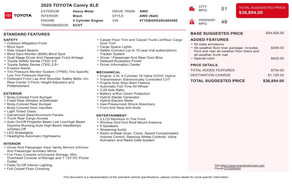 Toyota Camry photo 3
