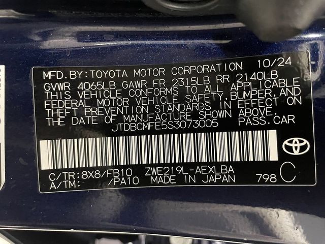 2025 Toyota Corolla Hybrid LE FWD - 22983833 - 46