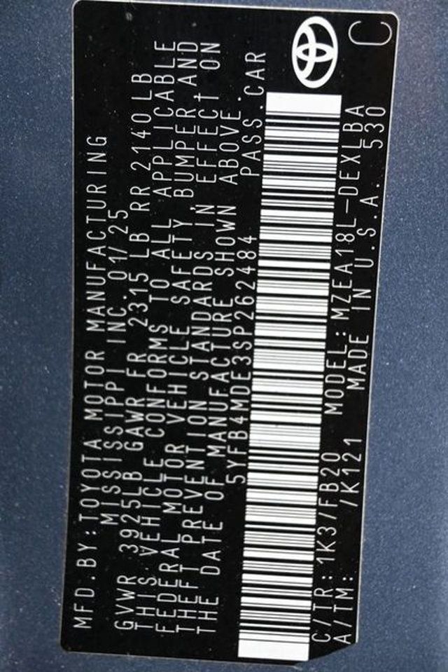 2025 Toyota Corolla LE CVT - 22998404 - 3