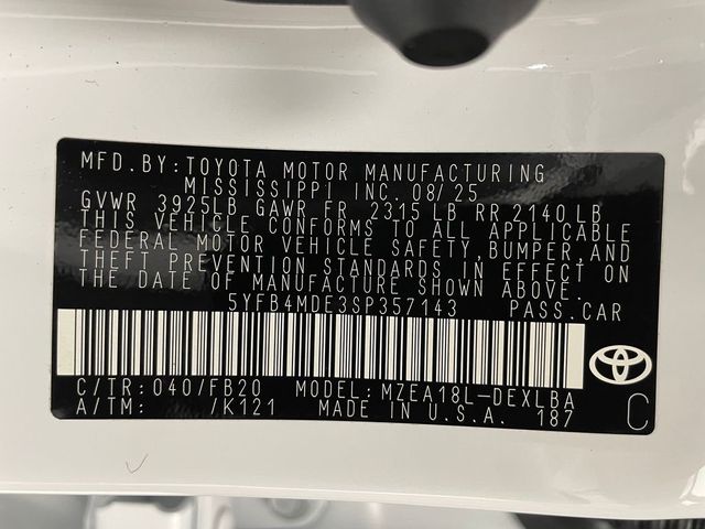 2025 Toyota Corolla LE CVT - 22924411 - 46
