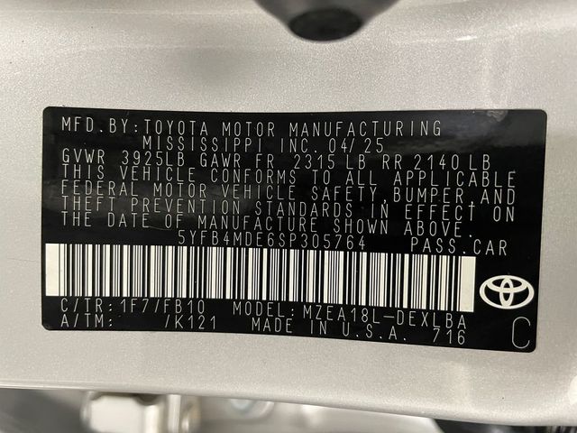 2025 Toyota Corolla LE CVT - 22924414 - 46