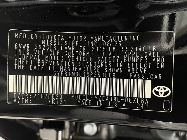 2025 Toyota Corolla LE CVT - 22924416 - 46