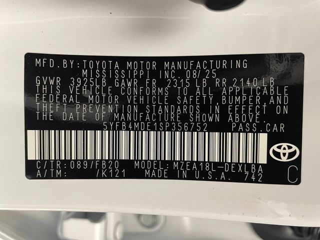 2025 Toyota Corolla LE CVT - 22924417 - 45