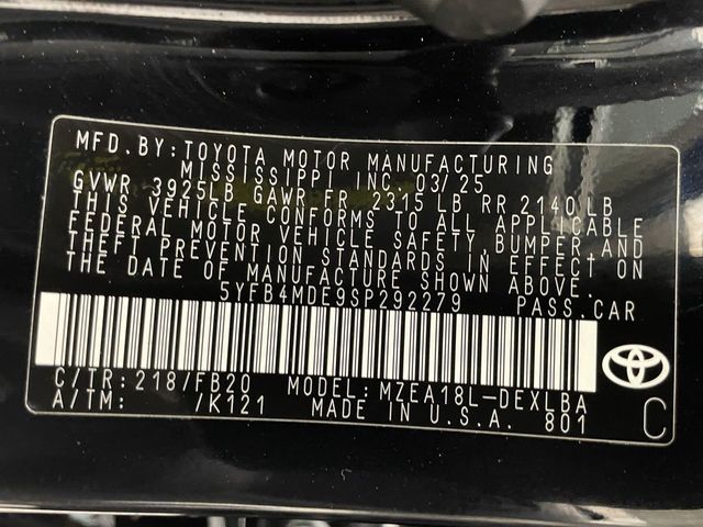 2025 Toyota Corolla LE CVT - 22924419 - 46