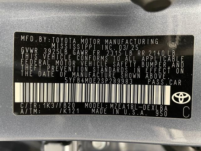 2025 Toyota Corolla LE CVT - 22924420 - 46