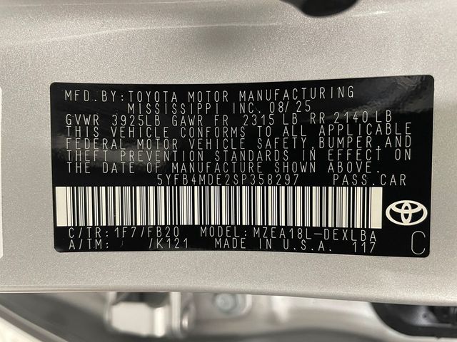 2025 Toyota Corolla LE CVT - 22924421 - 46