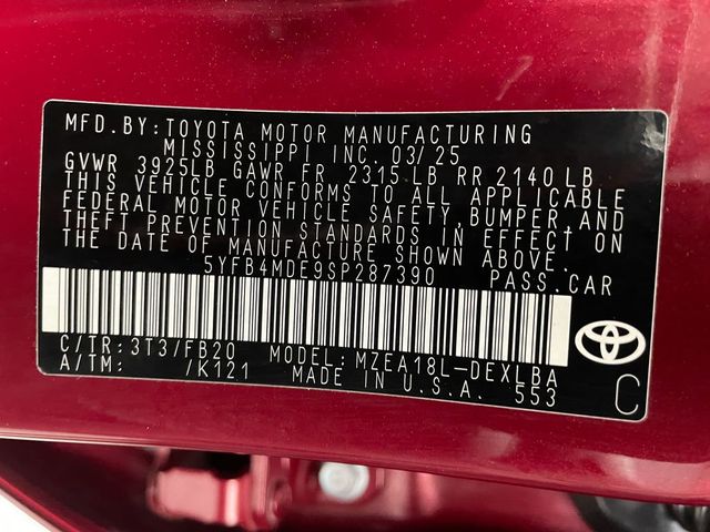 2025 Toyota Corolla LE CVT - 22924553 - 46