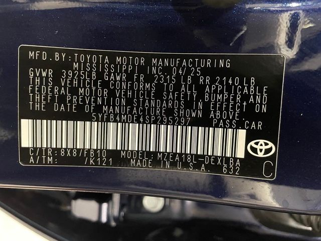 2025 Toyota Corolla LE CVT - 22924555 - 45