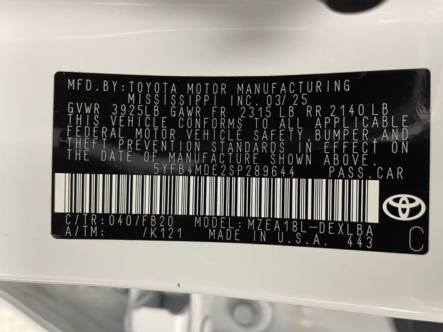 2025 Toyota Corolla LE CVT - 22973320 - 45