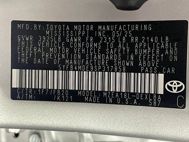2025 Toyota Corolla LE CVT - 22974082 - 45