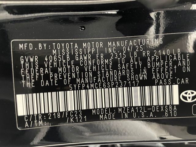 2025 Toyota Corolla SE CVT - 22928706 - 48