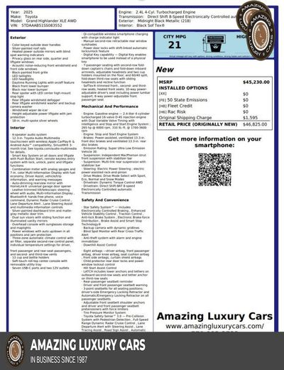 2025 Toyota Grand Highlander