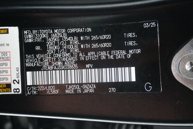2025 Toyota Land Cruiser  - 23026663 - 37