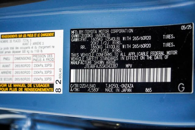 2025 Toyota Land Cruiser 4WD - 23000180 - 46