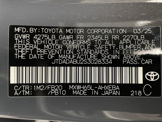 2025 Toyota Prius LE AWD - 22932111 - 44