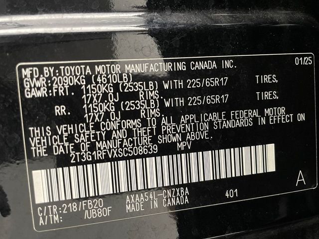 2025 Toyota RAV4 LE AWD - 22893495 - 45