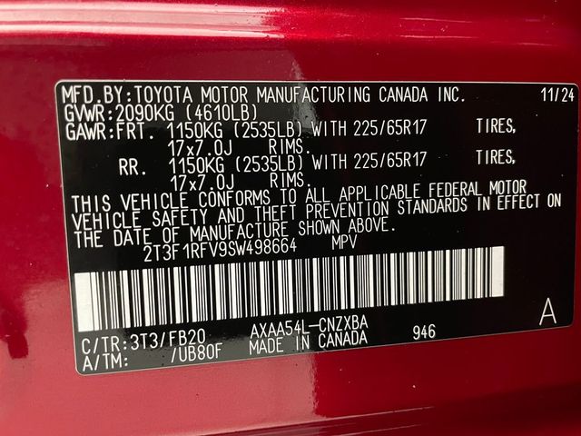 2025 Toyota RAV4 LE AWD - 22985233 - 44