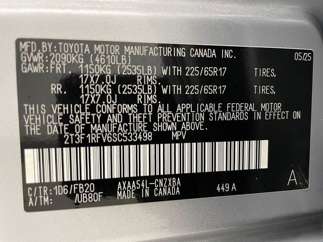 2025 Toyota RAV4 LE AWD - 22986020 - 44