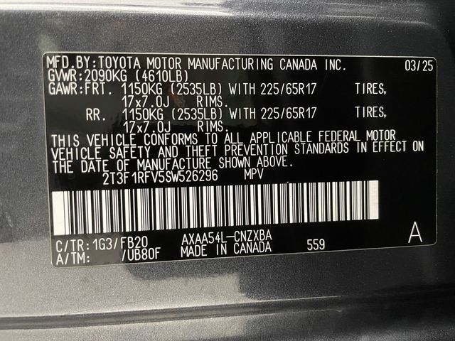 2025 Toyota RAV4 LE AWD - 22986070 - 44