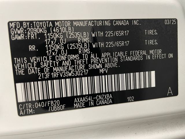 2025 Toyota RAV4 LE AWD - 22986071 - 44