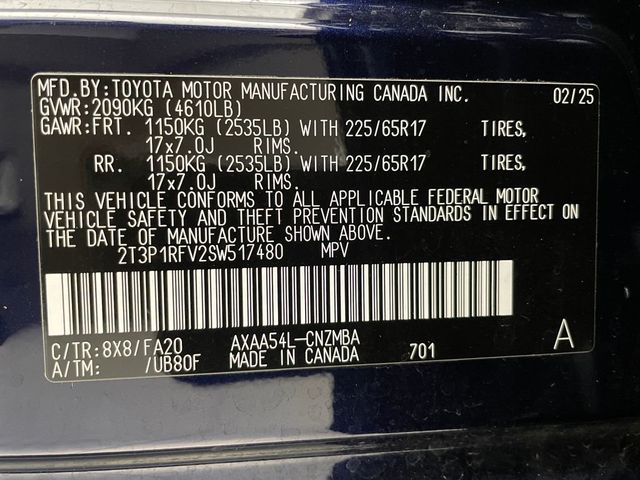 2025 Toyota RAV4 XLE AWD - 22938897 - 48