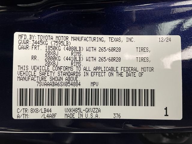 2025 Toyota Sequoia 1794 Edition 4WD - 22947166 - 59