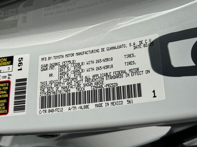 2025 Toyota Tacoma 2WD TRD Sport - 23007877 - 20