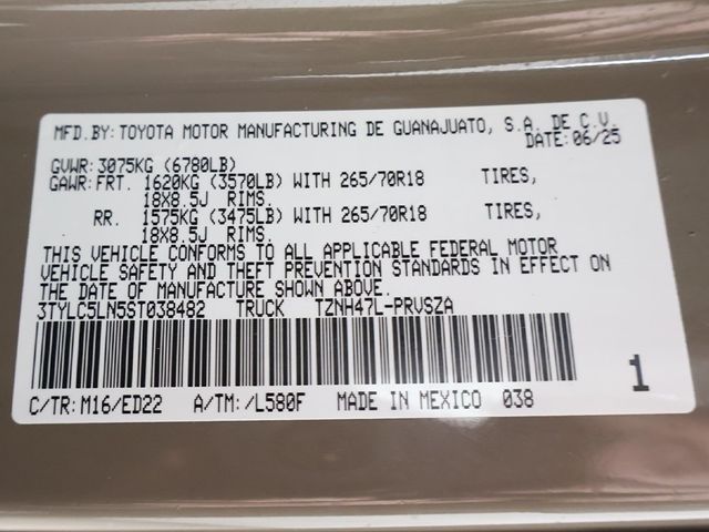 2025 Toyota Tacoma 4WD TRD Pro Hybrid Double Cab 5' Bed Automatic - 22972509 - 60