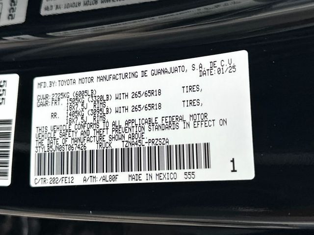 2025 Toyota Tacoma 4WD TRD Sport - 22961038 - 20