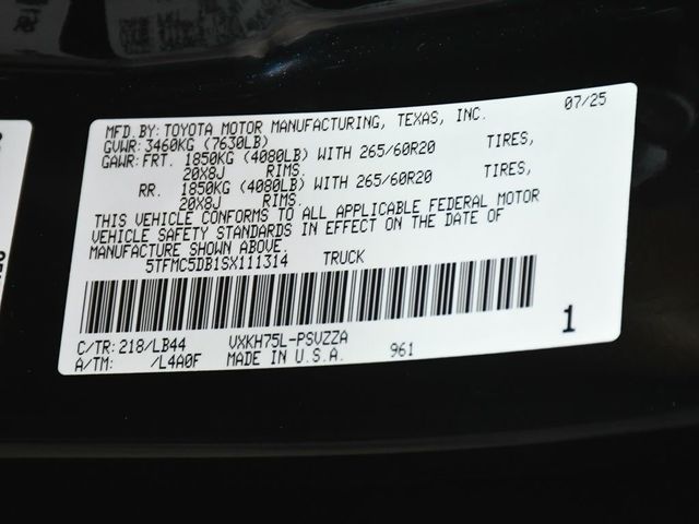 2025 Toyota Tundra Hybrid 1794 Edition - 22992414 - 14