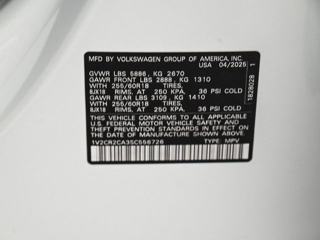 2025 Volkswagen Atlas 2.0T Peak Edition - 22974117 - 16