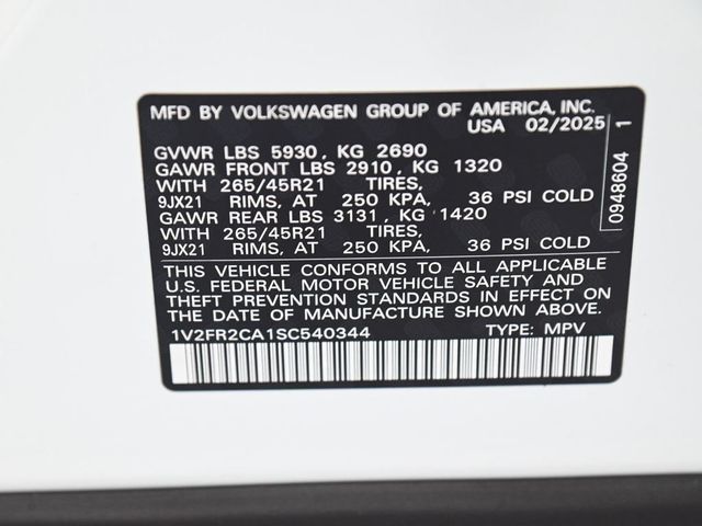 2025 Volkswagen Atlas 2.0T SEL Premium R-Line - 23041201 - 17