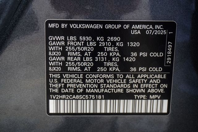 2025 Volkswagen Atlas 2.0T SE w/Technology 4MOTION - 23033325 - 35
