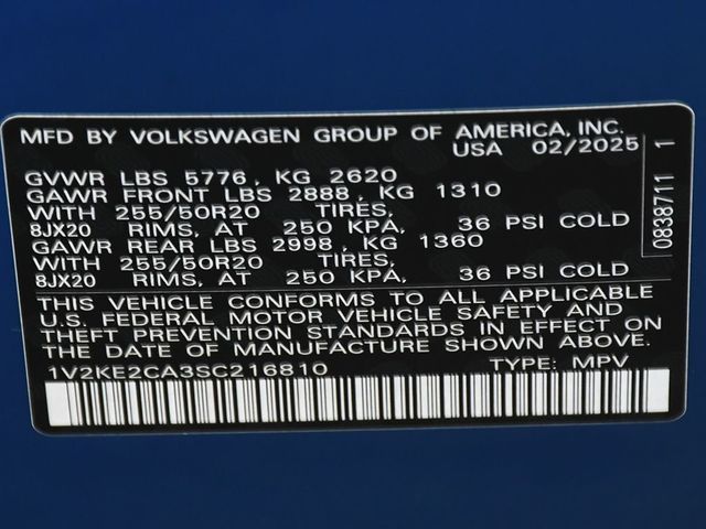 2025 Volkswagen Atlas Cross Sport 2.0T SE w/Technology - 23035758 - 18