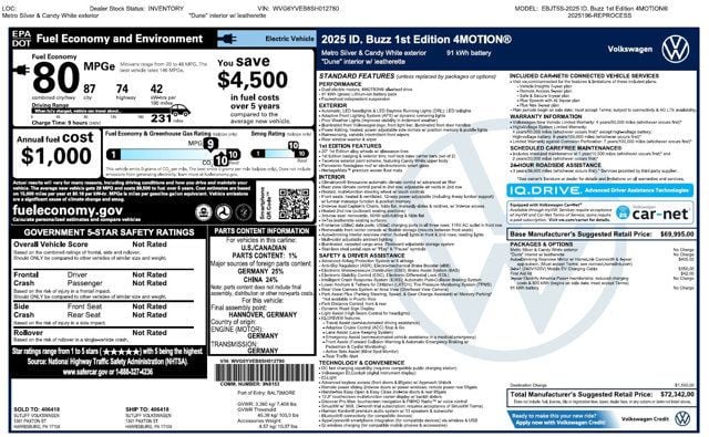 2025 Volkswagen ID. Buzz FIRST EDITION - 23031355 - 4