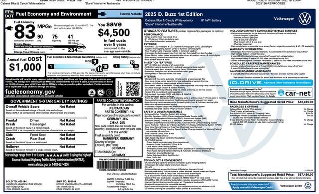 2025 Volkswagen ID. Buzz FIRST EDITION - 23088421 - 2