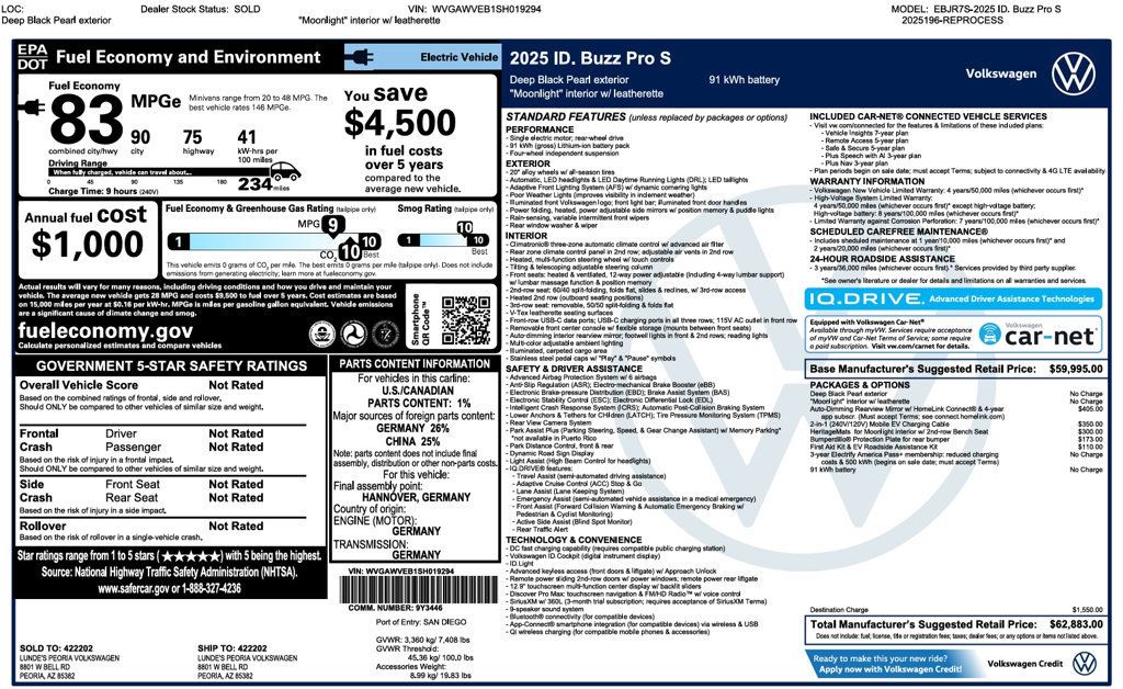 2025 Volkswagen ID. Buzz PRO S - 23090200 - 3