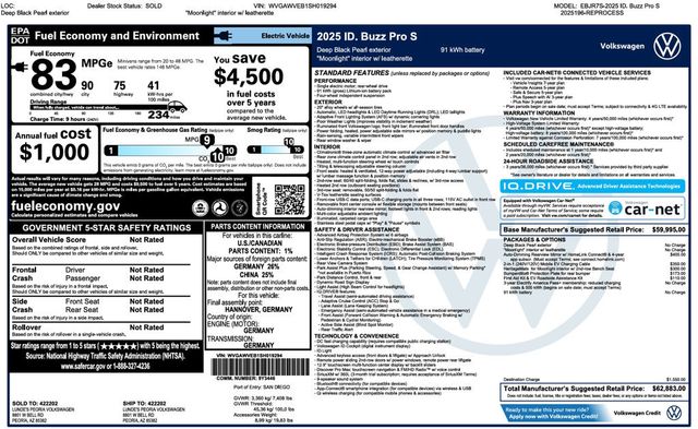 2025 Volkswagen ID. Buzz PRO S - 23090200 - 3