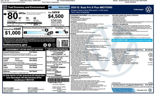 2025 Volkswagen ID. Buzz PRO S PLUS - 23083770 - 3