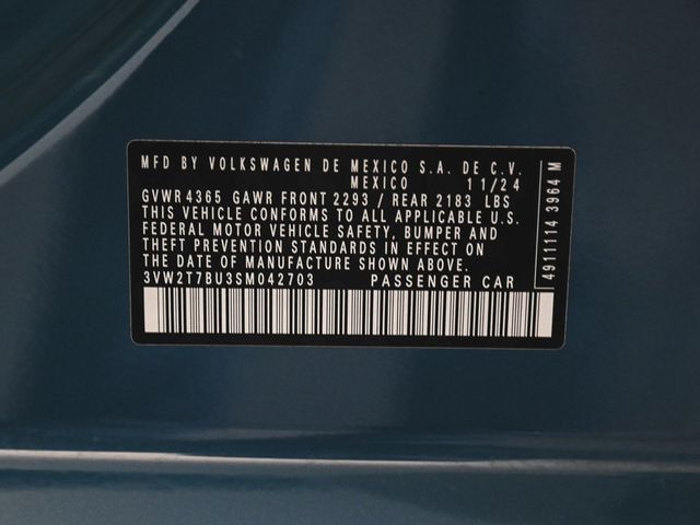 2025 Volkswagen Jetta GLI 2.0T Autobahn - 22934735 - 12