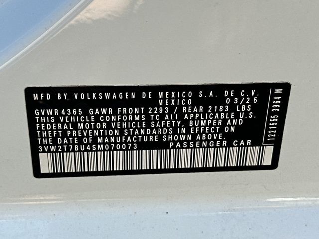 2025 Volkswagen Jetta GLI Autobahn DSG - 23020771 - 21