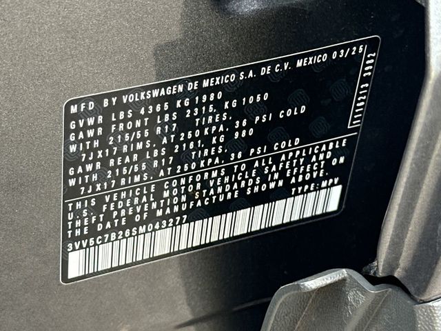 2025 Volkswagen Taos S FWD - 23028552 - 20