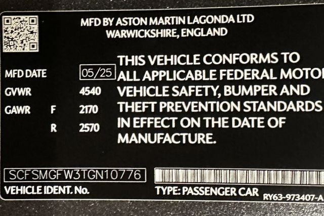 2026 Aston Martin Vantage Coupe - 22917538 - 28