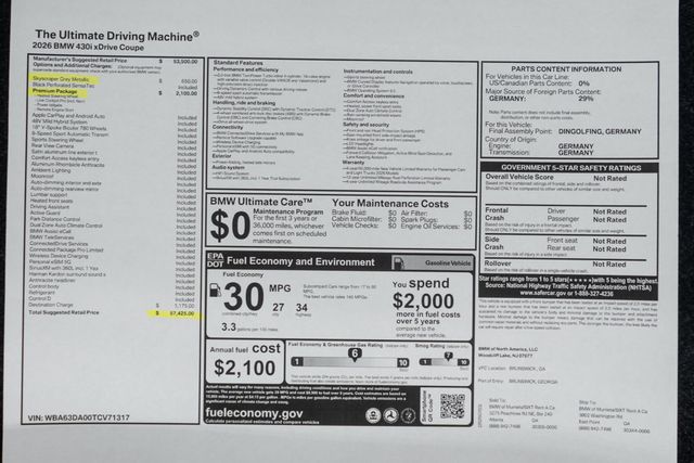 2026 BMW 4 Series 430i xDrive - 22974574 - 48