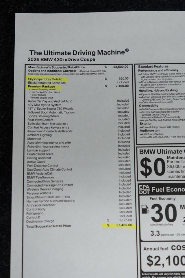 2026 BMW 4 Series 430i xDrive - 22974574 - 49