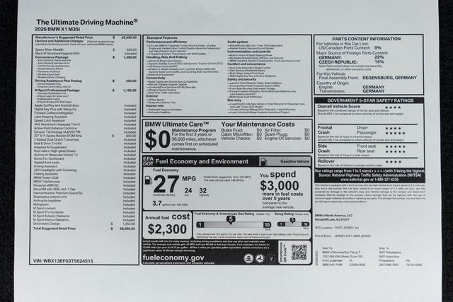 2026 BMW X1 M35i Sports Activity Vehicle - 23070618 - 47