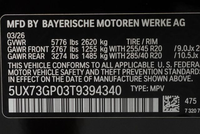 2026 BMW X3 M50 xDrive Sports Activity Vehicle - 23056603 - 52