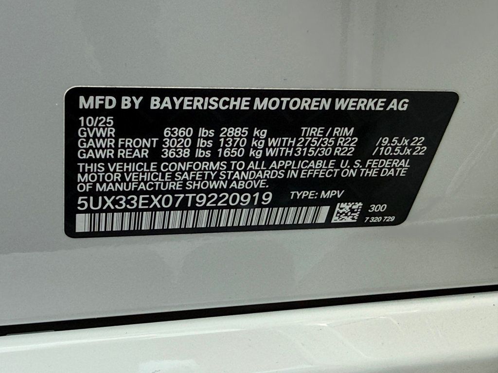 2026 BMW X6 **X6 xDrive40i M-SPORT PRO**22" WHEELS**MASSAGING SEATS** - 23006525 - 43