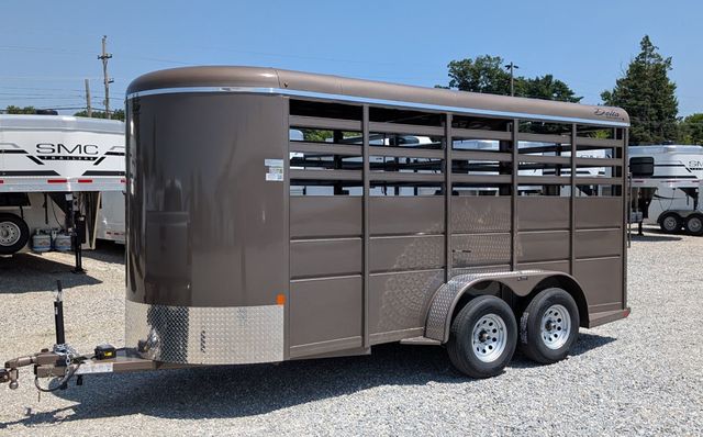 2026 Delta 16' Stock Trailer with 8' Cut Gate  - 23055679 - 1