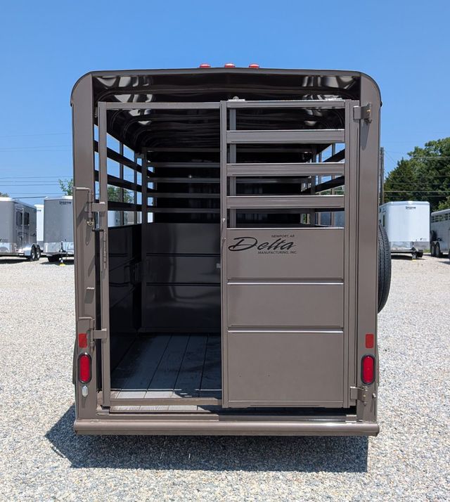 2026 Delta 16' Stock Trailer with 8' Cut Gate  - 23055679 - 3
